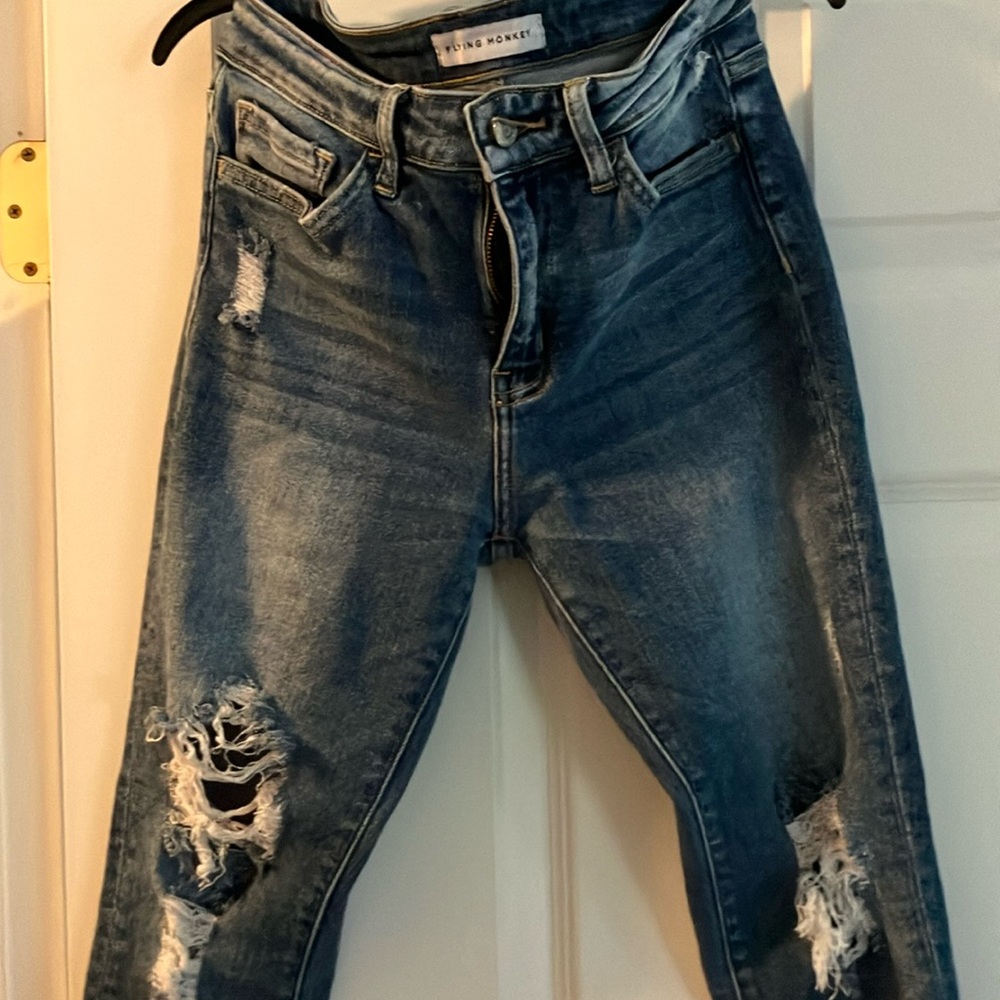 Flying monkey skinny jean